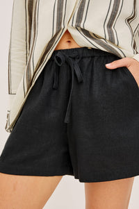 Rails Jenner Short - Black-Hand In Pocket