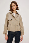 Rails Jett Jacket- Taupe-Hand In Pocket