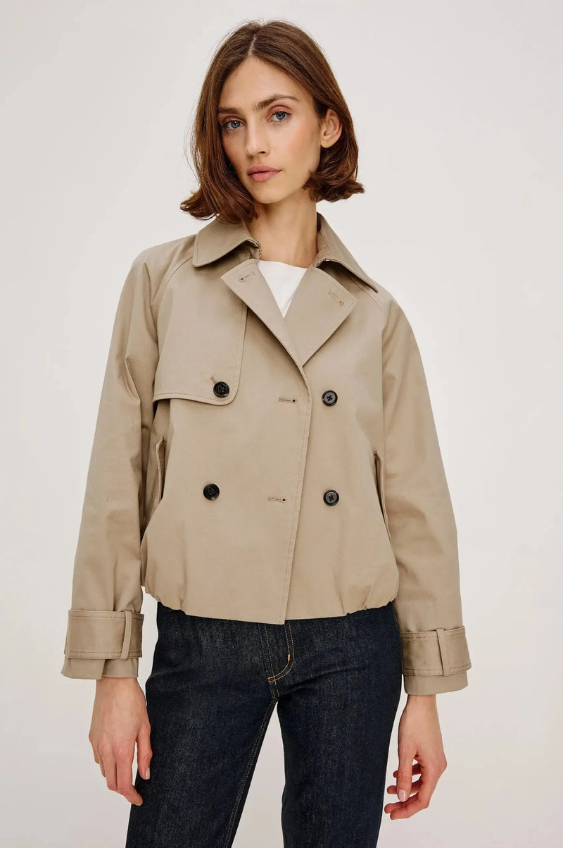 Rails Jett Jacket- Taupe-Hand In Pocket
