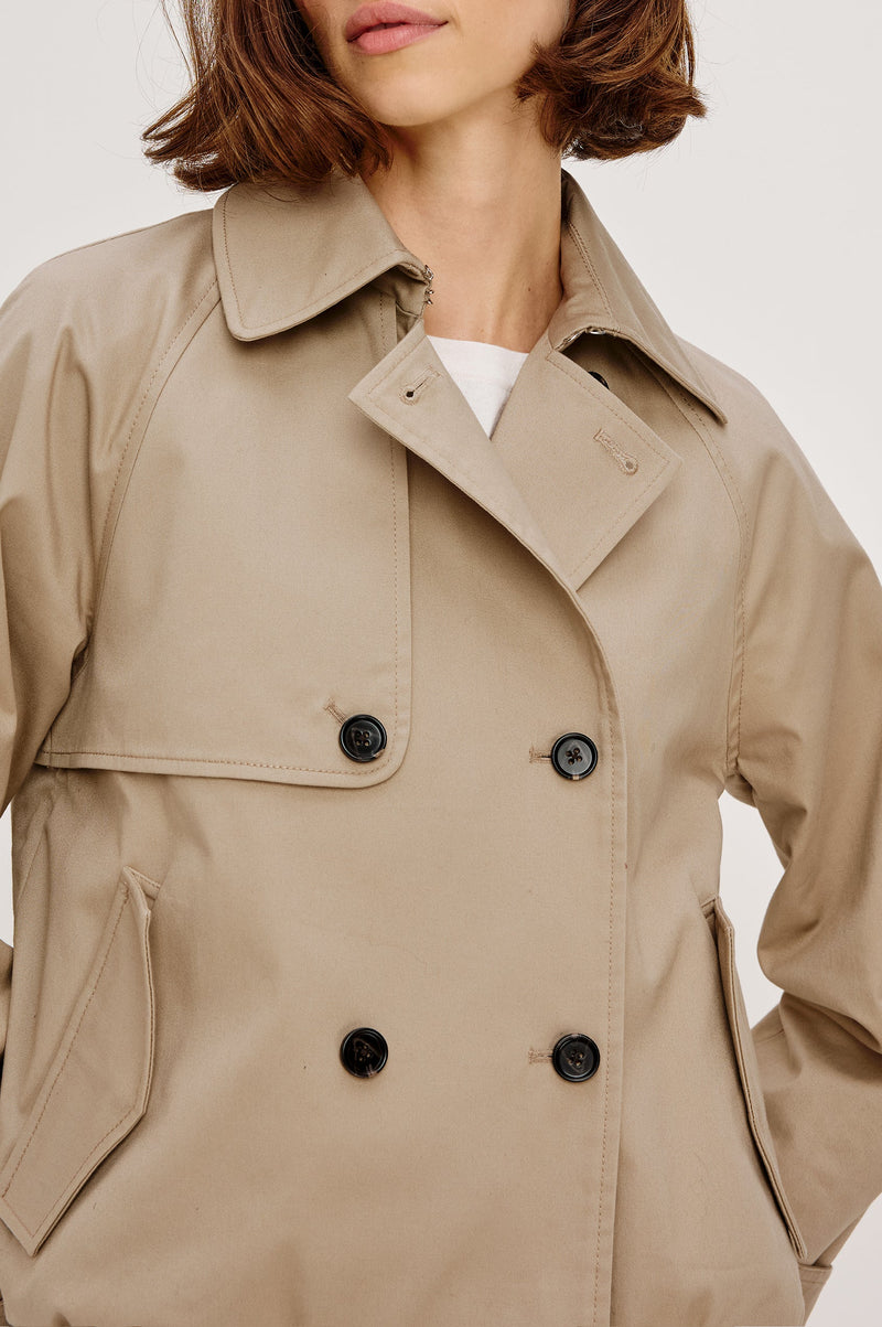 Rails Jett Jacket- Taupe-Hand In Pocket