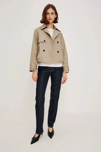 Rails Jett Jacket- Taupe-Hand In Pocket