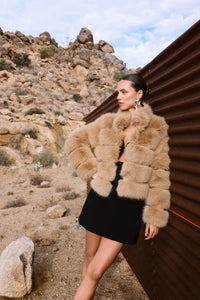 Lisa Maree Elevated Evenings Jacket - Tan-Hand In Pocket