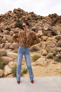 Lisa Maree By The Fireside Cardigan - Brown-Hand In Pocket