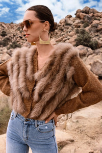 Lisa Maree By The Fireside Cardigan - Brown-Hand In Pocket