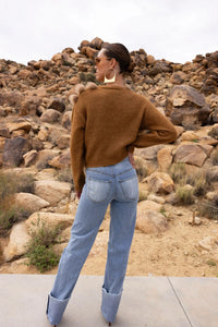 Lisa Maree By The Fireside Cardigan - Brown-Hand In Pocket