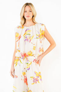 THML Anna Top - Cream-Hand In Pocket