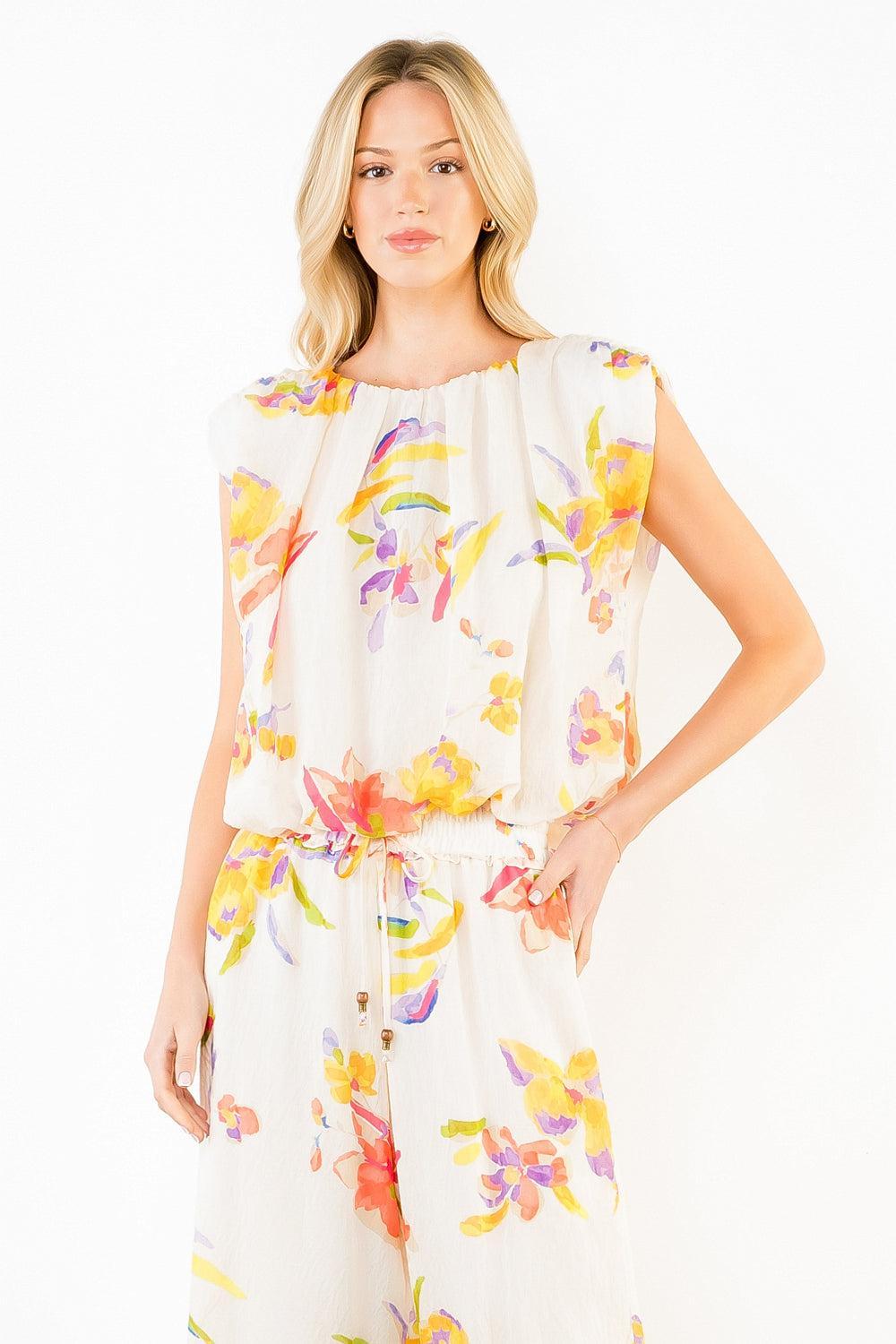 THML Anna Top - Cream-Hand In Pocket