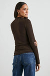 Rails Joelle Top - Espresso-Hand In Pocket