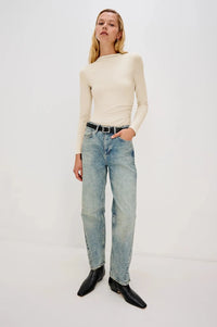 Rails Joelle Sweater- Ivory-Hand In Pocket