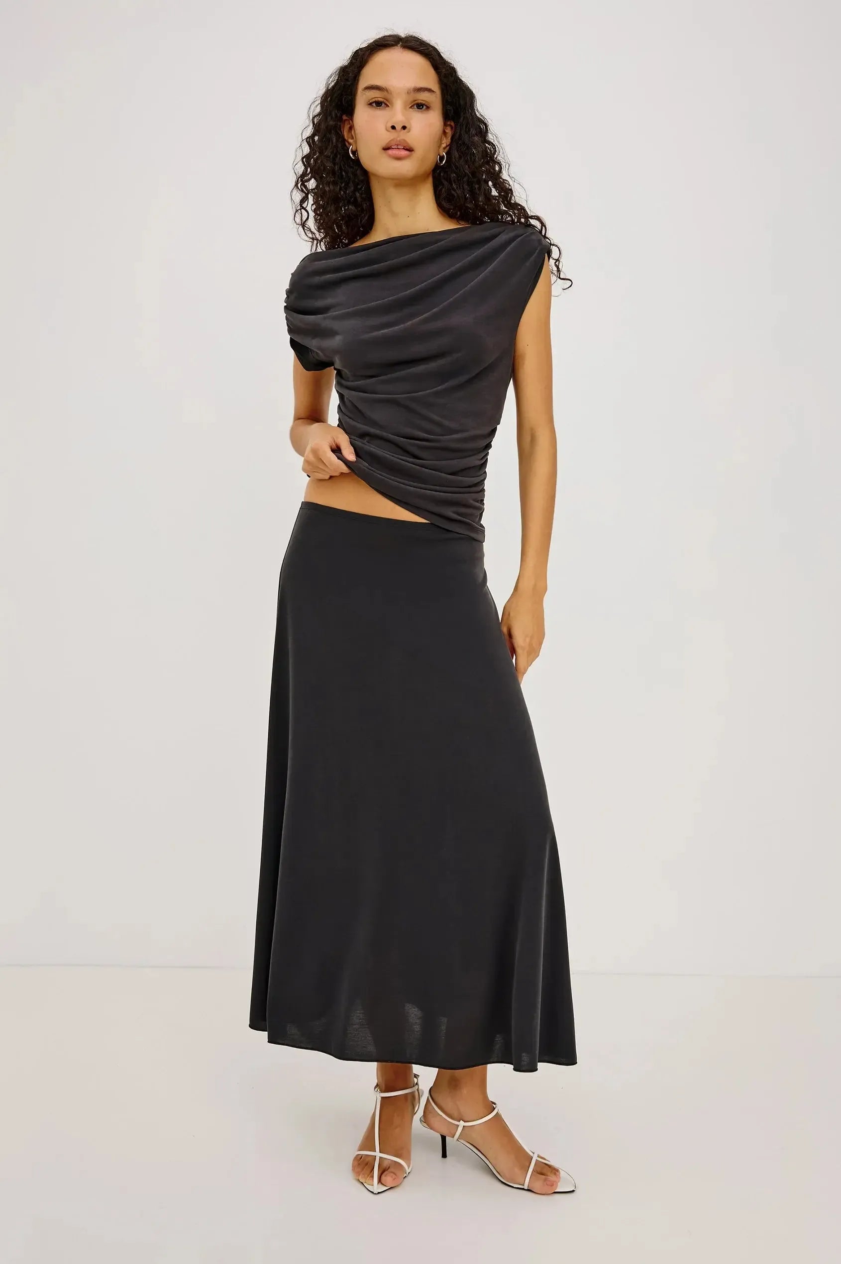 Rails Jordan Skirt - Ash-Hand In Pocket