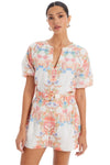 Allison Josephine Top- Floral Arches-Hand In Pocket