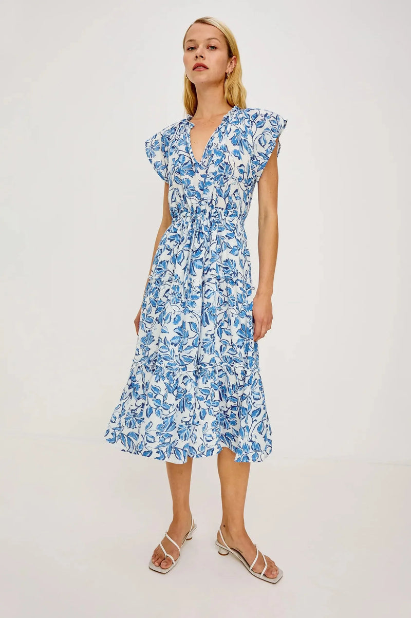 Rails Juni Dress - Azure Jasmine-Hand In Pocket