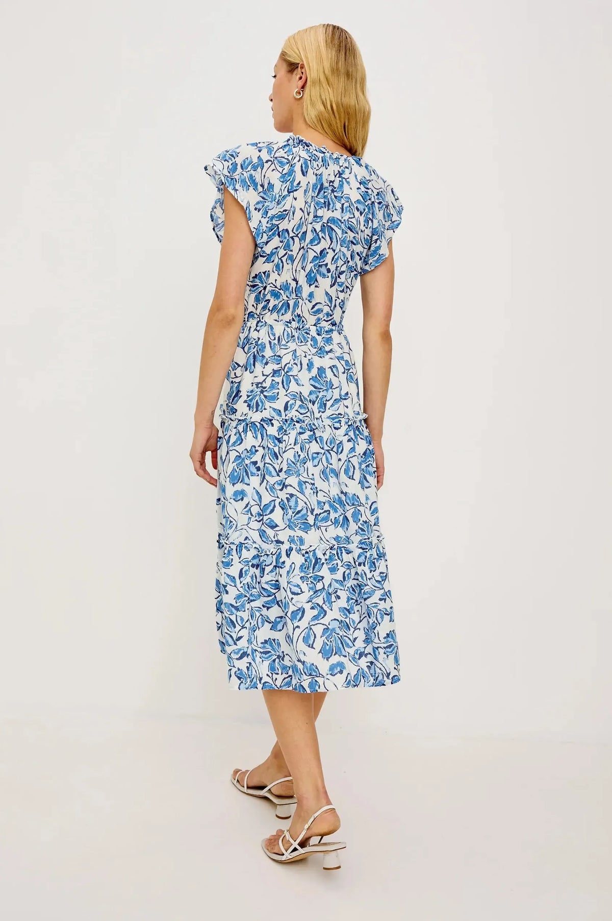 Rails Juni Dress - Azure Jasmine-Hand In Pocket