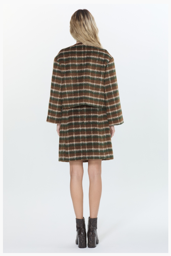 Ciebon Millie Jacket - Green-Hand In Pocket