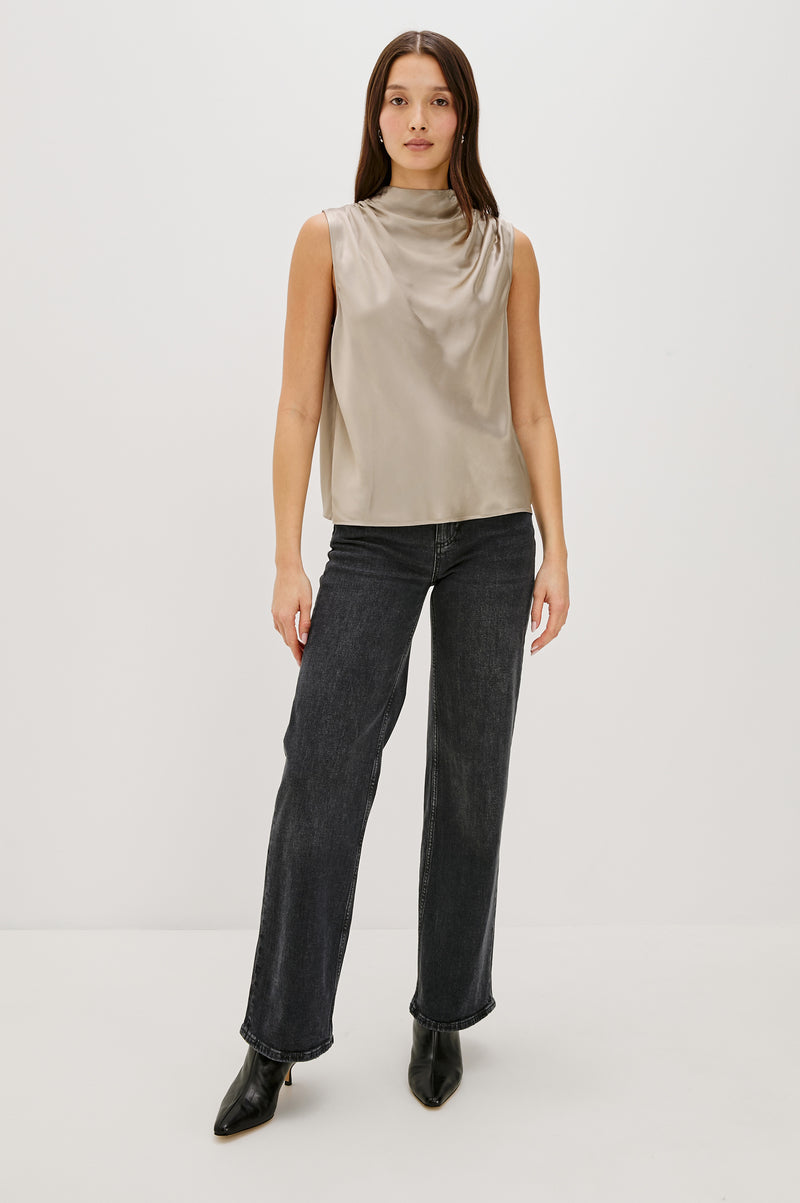 Rails Kaleen Blouse-Mink-Hand In Pocket