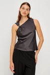 Rails Karley Blouse- Gunmetal-Hand In Pocket