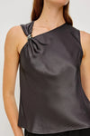 Rails Karley Blouse- Gunmetal-Hand In Pocket