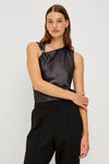 Rails Karley Blouse- Gunmetal-Hand In Pocket
