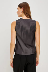Rails Karley Blouse- Gunmetal-Hand In Pocket