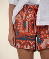 Kut Katana Drawstring Shorts- Paprika-Hand In Pocket