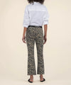 KUT Kelsey High Rise Ankle Flare- Sage Green-Hand In Pocket