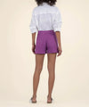 Kut Jane High Rise Utility Shorts-Orchid-Hand In Pocket