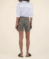 Kut Hailey High Rise Bermuda Shorts- Sage-Hand In Pocket
