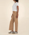 Meg High Rise Fab Ab Raw Hem Denim - Chestnut