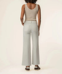 Kut Meg High Rise Fab Ab Wide Leg - Ecru