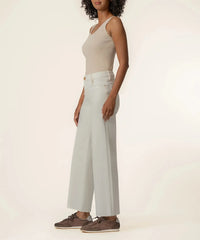 Kut Meg High Rise Fab Ab Wide Leg - Ecru