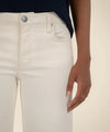 Meg High Rise Fab Ab Wide Leg Denim - Candle