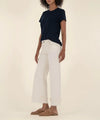 Meg High Rise Fab Ab Wide Leg Denim - Candle