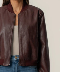 KUT Steph Bomer Jacket - Bordeaux-Hand In Pocket