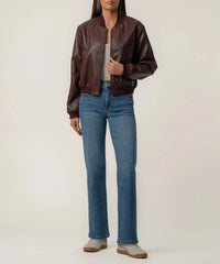 KUT Steph Bomer Jacket - Bordeaux-Hand In Pocket
