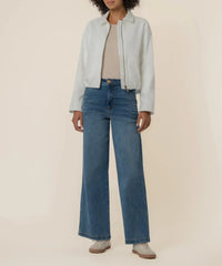 KUT Dylan Jacket- White-Hand In Pocket