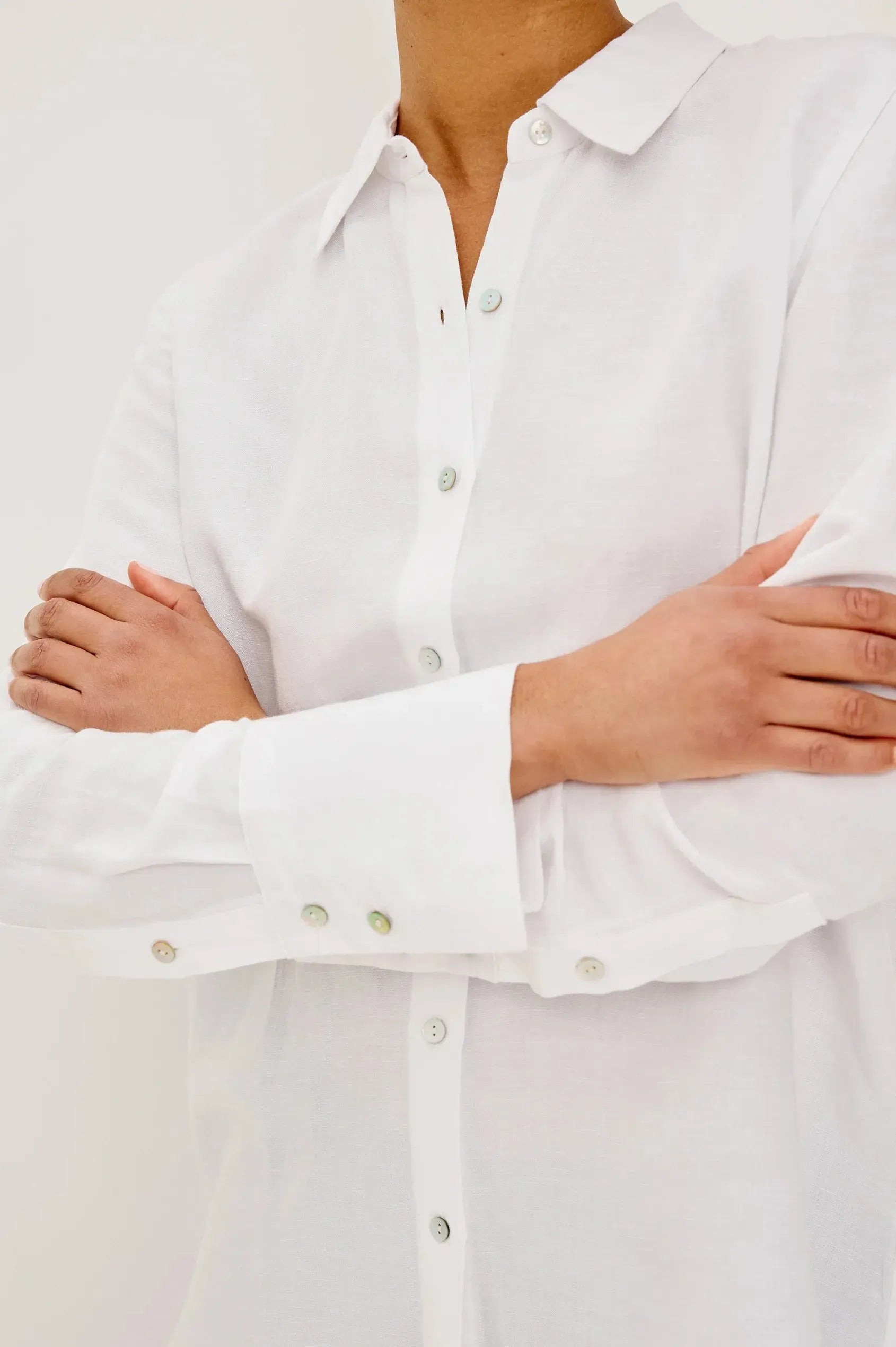Rails Knox Top - White-Hand In Pocket