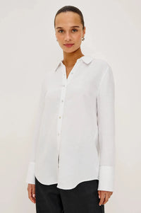Rails Knox Top - White-Hand In Pocket