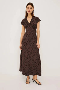 Rails Kourt Maxi Dress - Brown Obsidian-Hand In Pocket