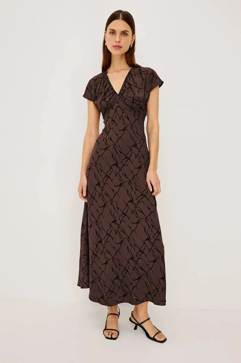 Rails Kourt Maxi Dress - Brown Obsidian-Hand In Pocket