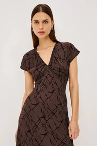 Rails Kourt Maxi Dress - Brown Obsidian-Hand In Pocket