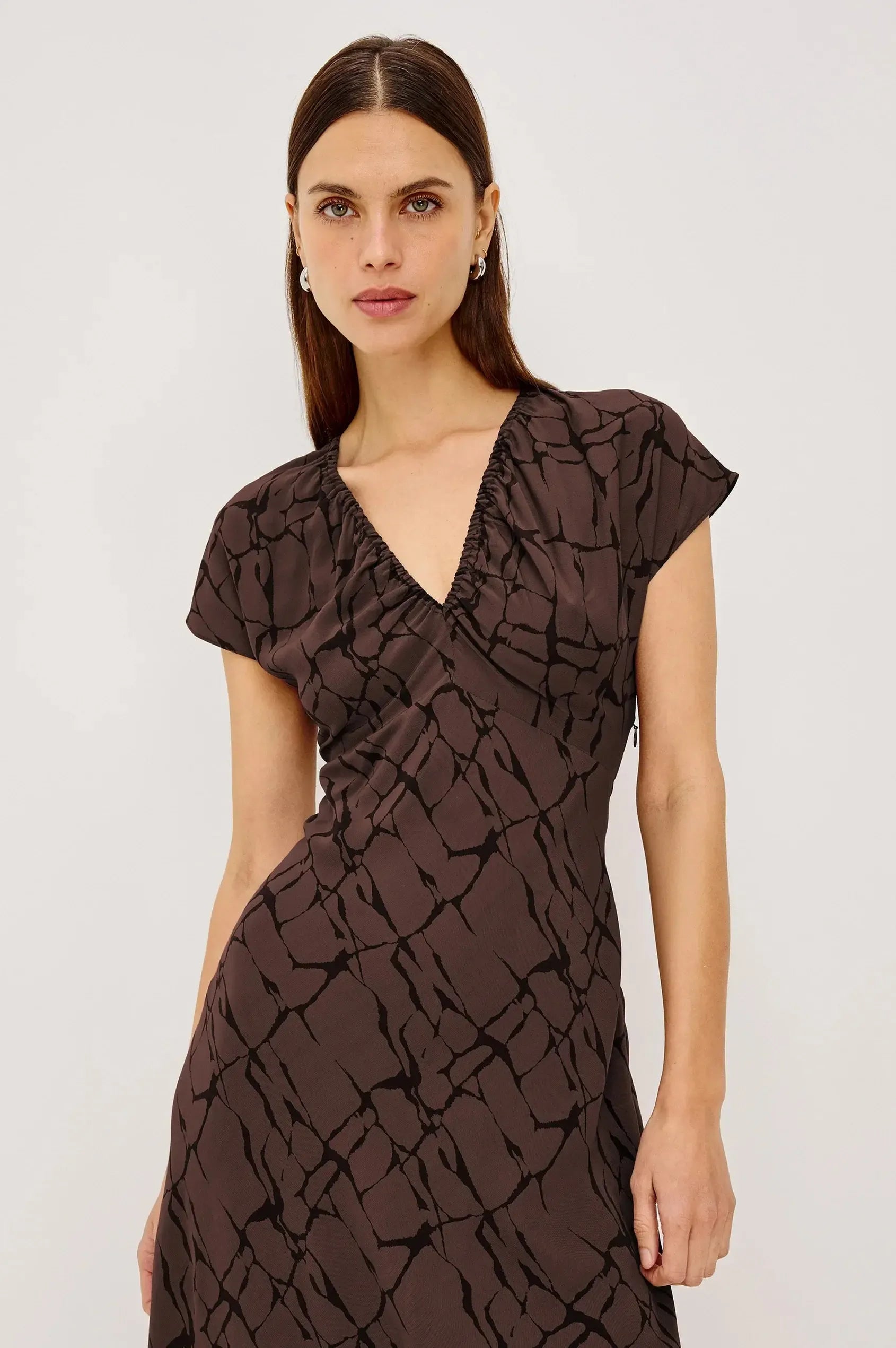 Rails Kourt Maxi Dress - Brown Obsidian-Hand In Pocket