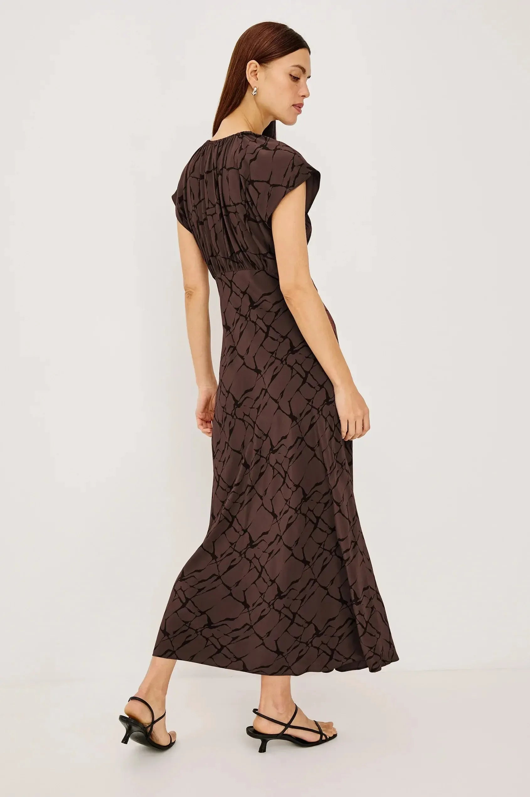 Rails Kourt Maxi Dress - Brown Obsidian-Hand In Pocket