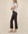 KUT Kelsey High Rise Ankle Flare- Chocolate