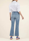 KUT Kelsey High Rise Fab Ab Ankle Flare - Honest-Hand In Pocket