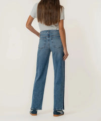 KUT Sienna High Rise Straight Leg - Brilliantly-Hand In Pocket