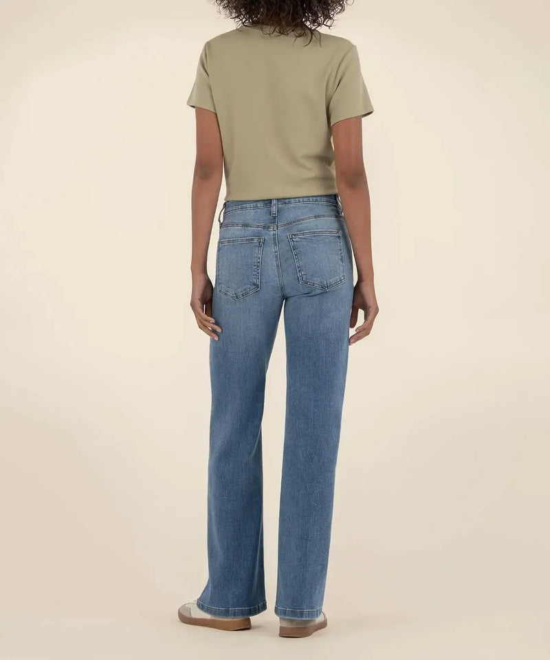 KUT High Rise Wide Leg Jean - Ablaze