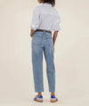 KUT Gwen High Rise Slouchy Denim- Acute-Hand In Pocket