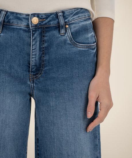 KUT Maya High Rise Wide Leg Jean - Amuse-Hand In Pocket