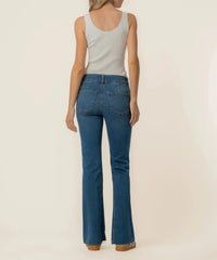 KUT Kelly High Rise Flare - Honest-Hand In Pocket