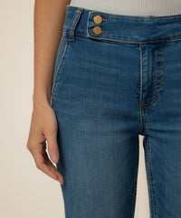 KUT Kelly High Rise Flare - Honest-Hand In Pocket